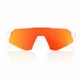 RIDE 100% Slendale XS Sunglasses - Matte White / HiPER Red Multilayer Mirror Lens