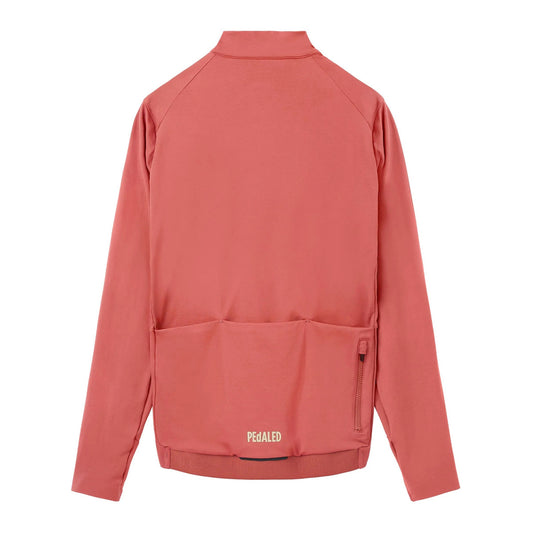 PEDALED WOMEN ELEMENT LONG SLEEVE JERSEY - MARSALA