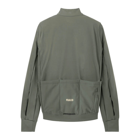 PEDALED ODYSSEY LONG SLEEVE JERSEY - CHARCOAL GRAY