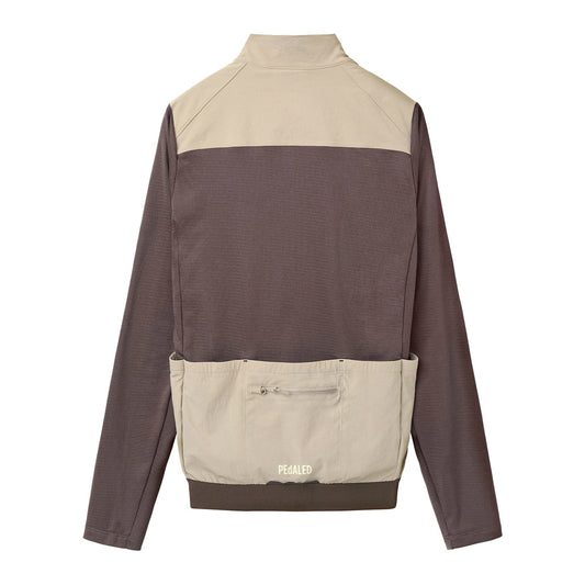 PEDALED WOMEN ODYSSEY WINDBLOCK MERINO JERSEY - RAISIN PURPLE