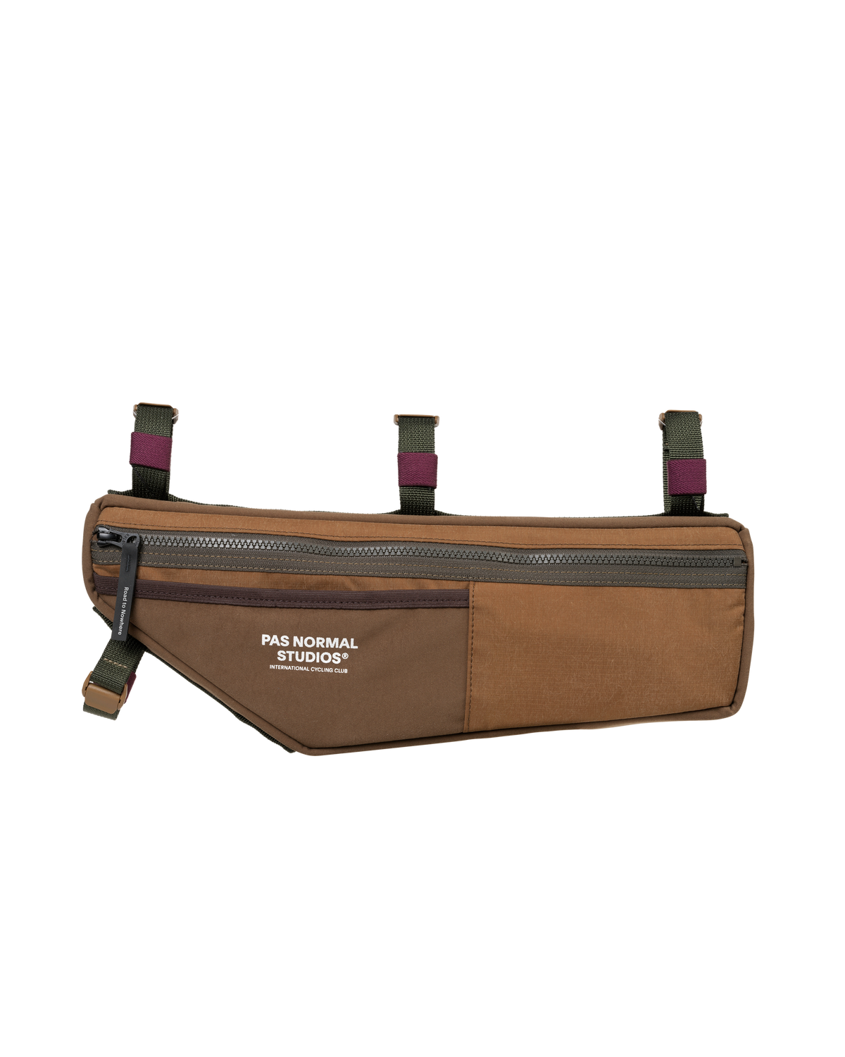 PAS NORMAL STUDIOS x Yoshida Porter Frametaske (fiets) - Light Brown