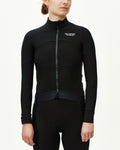 PAS NORMAL STUDIOS Mujer Essential Maillot Ciclismo Manga Larga - Negro
