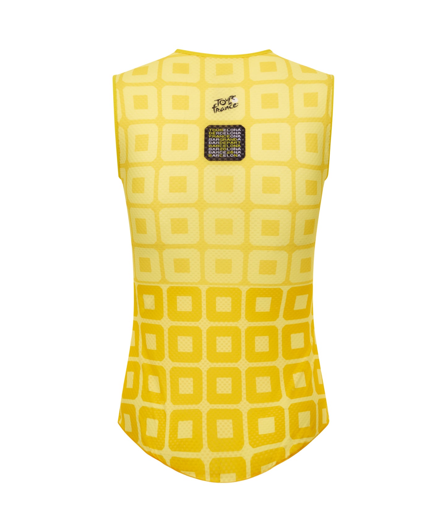 SANTINI TDF Grand Départ Barcelone Funktionsunterhemd Tank - Yellow
