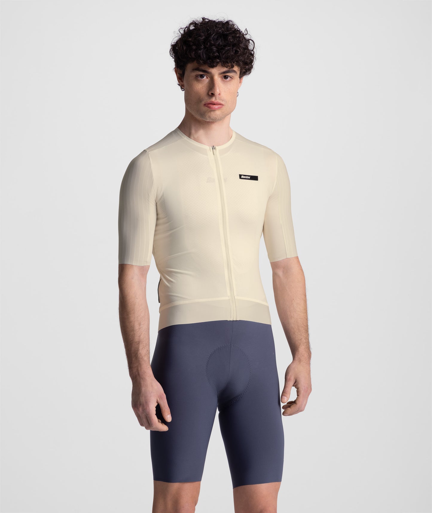 SANTINI Aero Race Unisex Short Sleeve Jersey - Cream