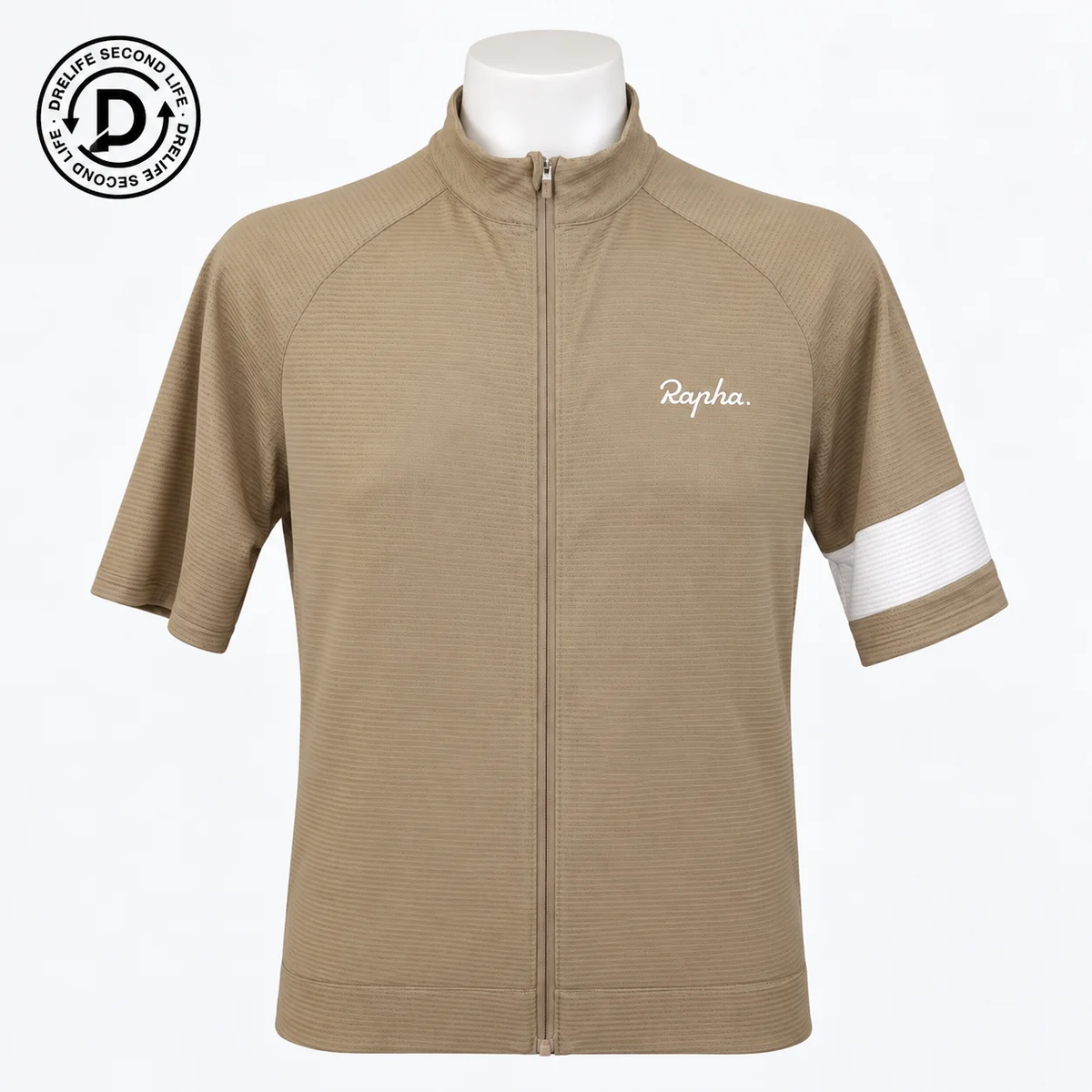 Rapha Core Lightweight Jersey - Tan / White (Second life) — front view