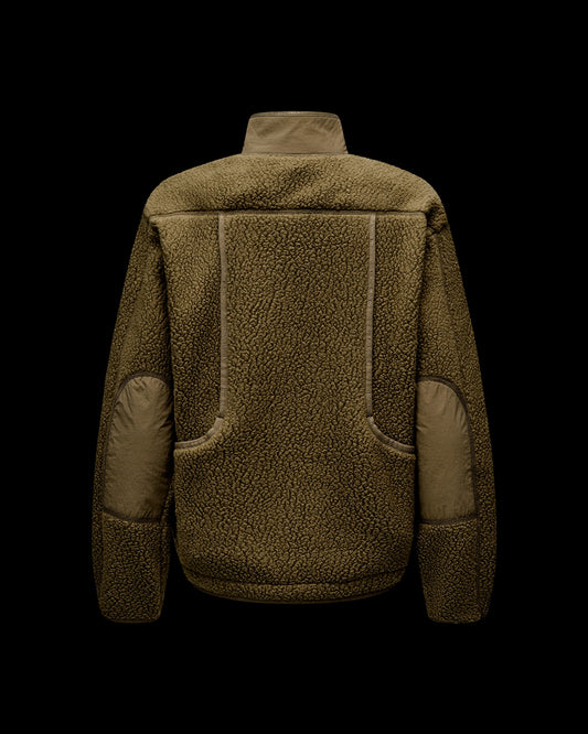 PAS NORMAL STUDIOS Women Off-Race Pile Fleece Jacket - Deep Olive
