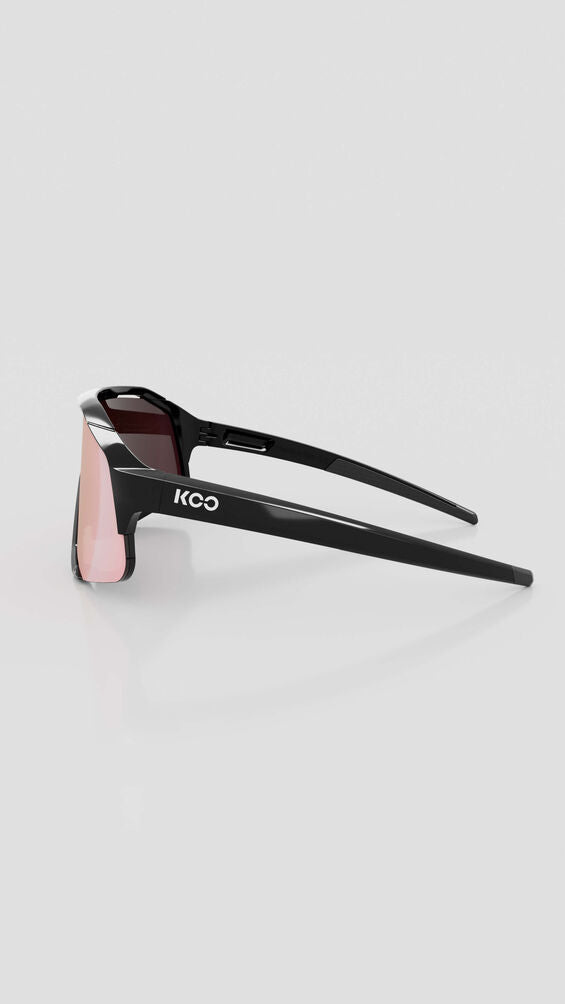 KOO Demos Eyewear Black/Rosé - Rosé Lens