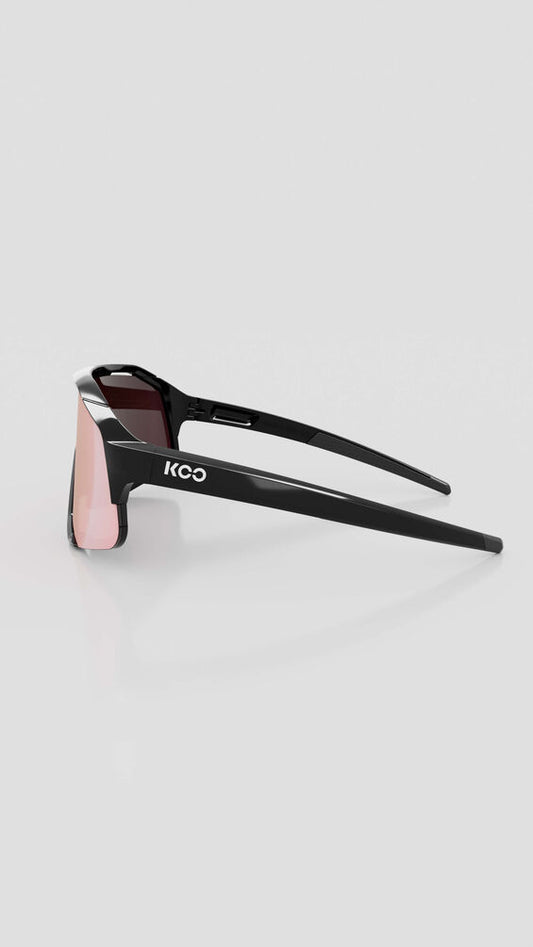 KOO Demos Eyewear Black/Rosé - Rosé Lens