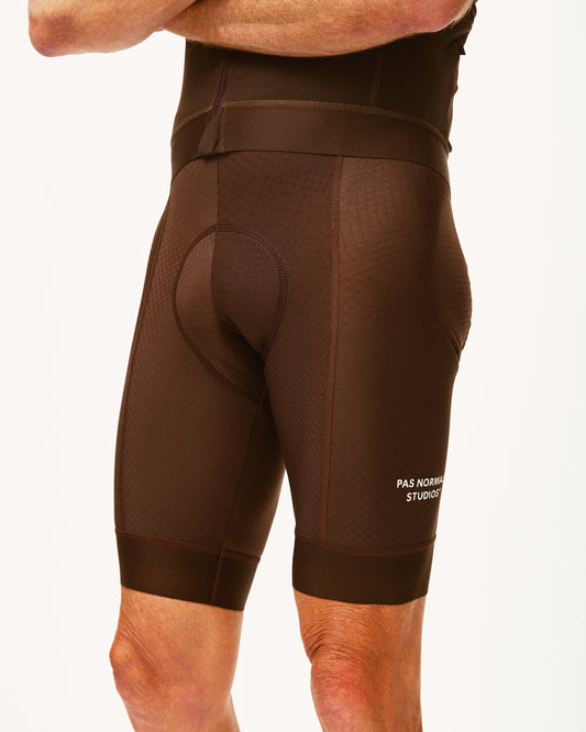 PAS NORMAL STUDIOS Essential Bib Shorts - Light Brown