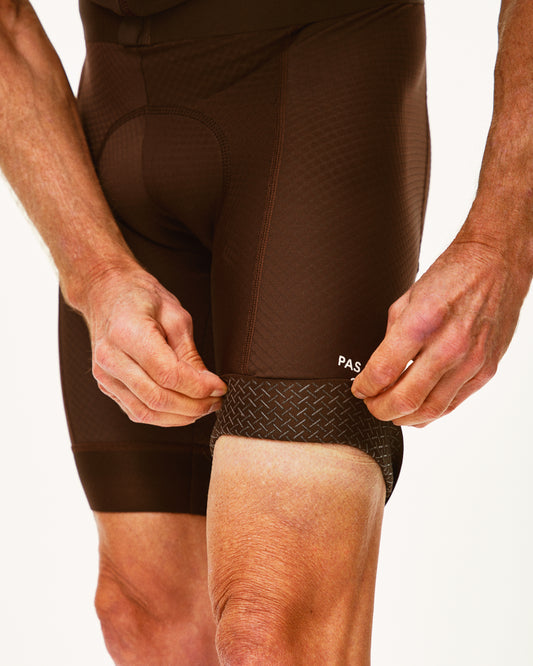 PAS NORMAL STUDIOS Essential Bib Shorts - Light Brown