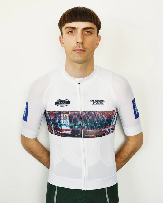 PAS NORMAL STUDIOS TKO Mechanism Jersey SS25 - Human Error White
