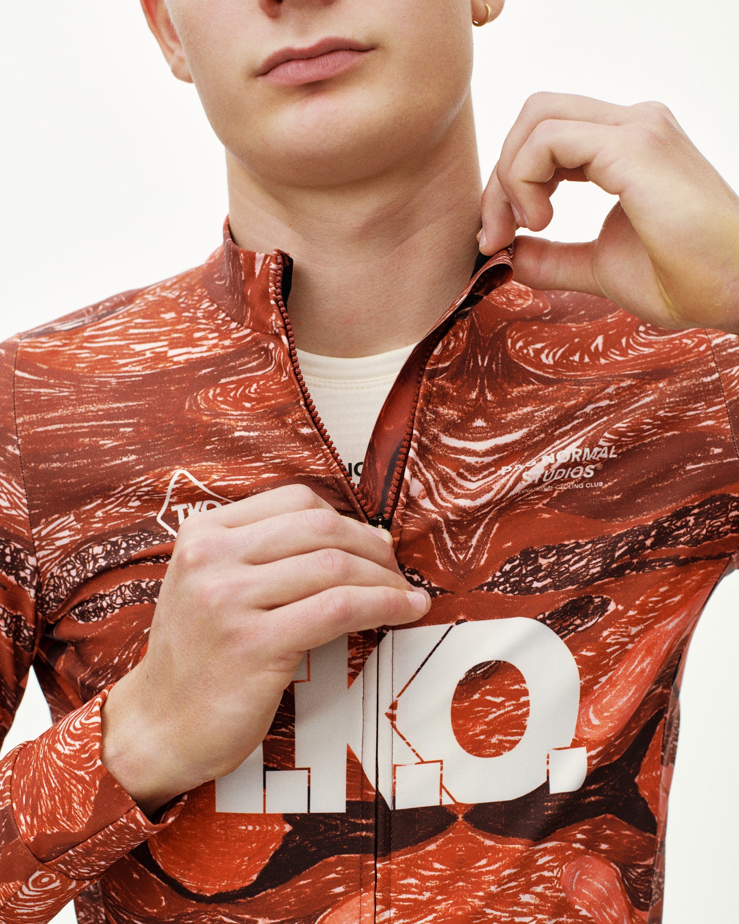 PAS NORMAL STUDIOS TKO Woven Long Sleeve Jersey - TKO Red