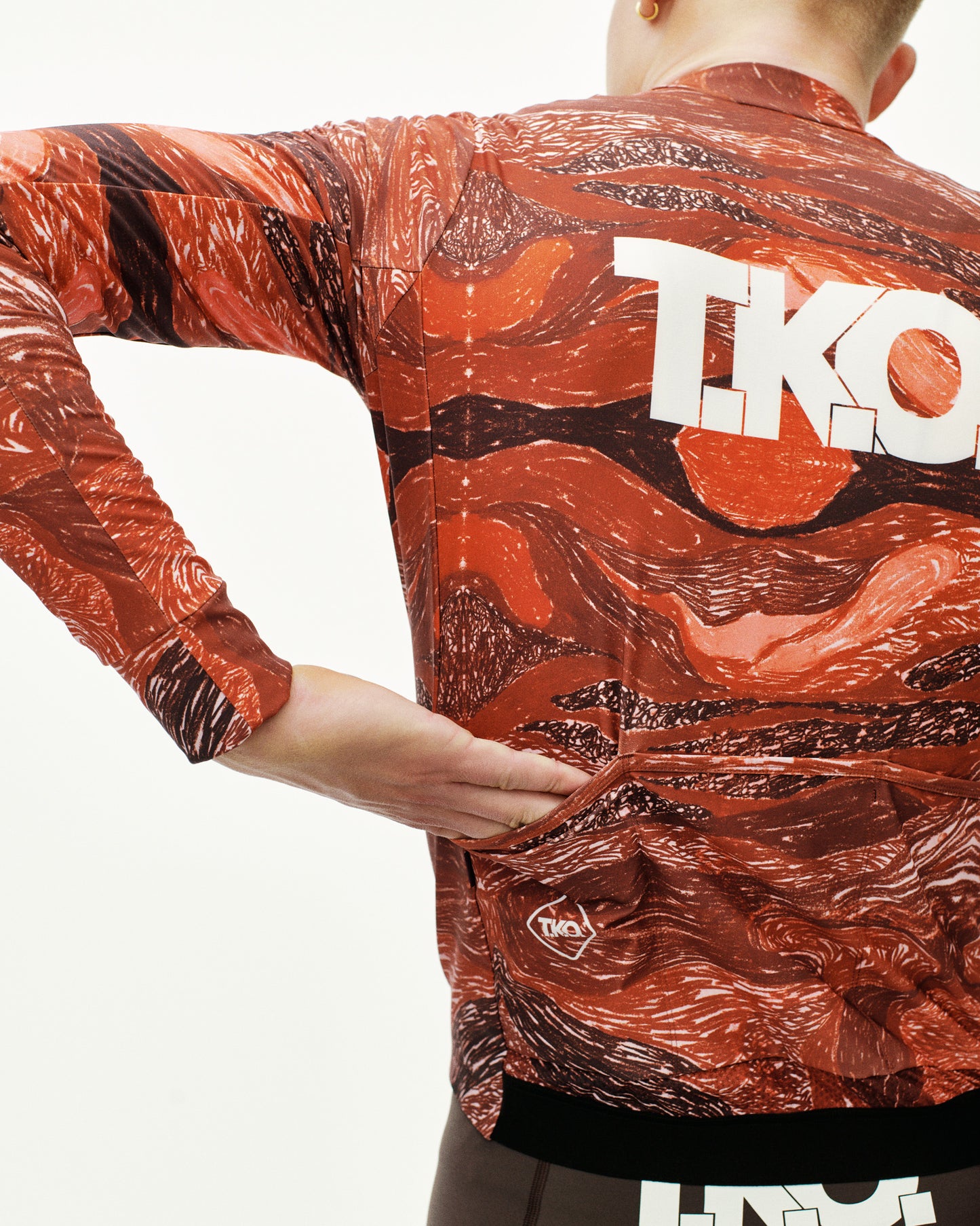 PAS NORMAL STUDIOS TKO Woven Long Sleeve Jersey - TKO Red