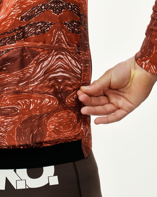 PAS NORMAL STUDIOS TKO Woven Long Sleeve Jersey - TKO Red