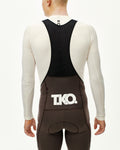 PAS NORMAL STUDIOS TKO Essential Thermal Lange cykelbukser med seler - Dark Purple