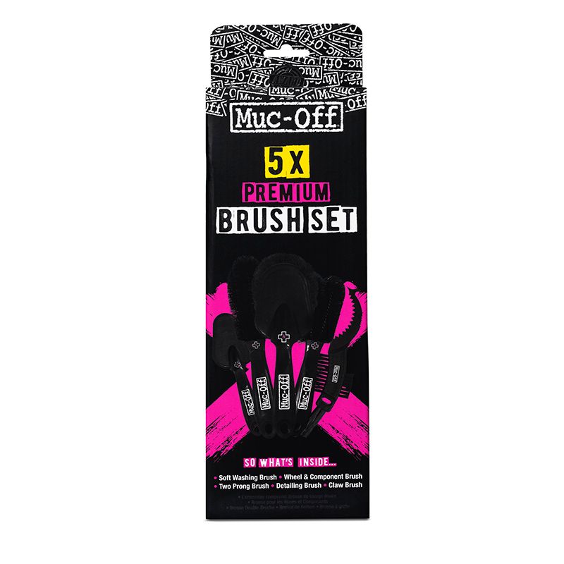 MUC OFF Premium Brush Kit - 5 Units