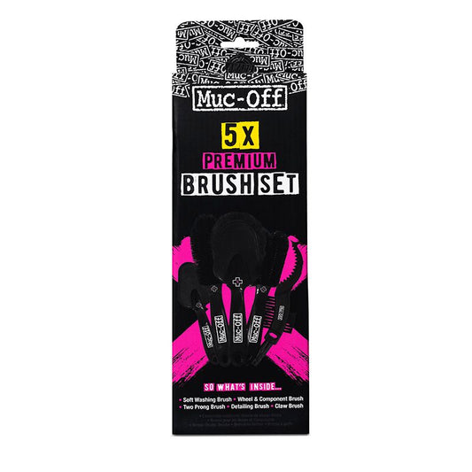 MUC OFF Premium Brush Kit - 5 Units