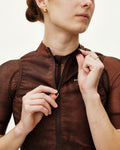 PAS NORMAL STUDIOS Women Mechanism Stow Away Gilet - AOP Light brown