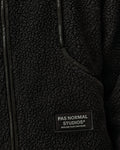 PAS NORMAL STUDIOS Off Race Pile Fleece Jacket - Black