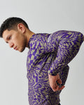 PAS NORMAL STUDIOS Men Enough Mechanism Long Sleeve Jersey - Check Dark Purple