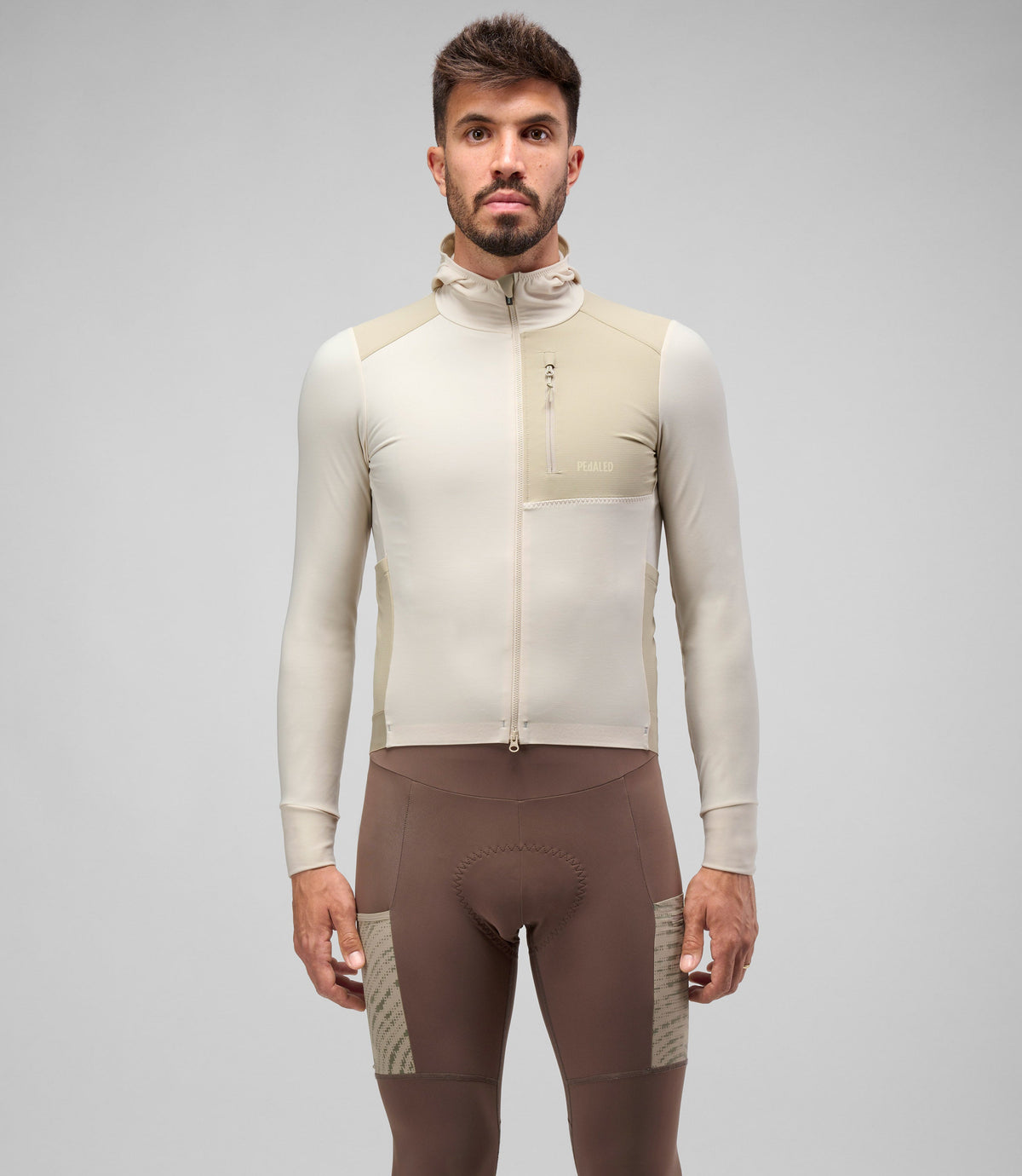 PEDALED ODYSSEY HOODED Maillot - BEIGE