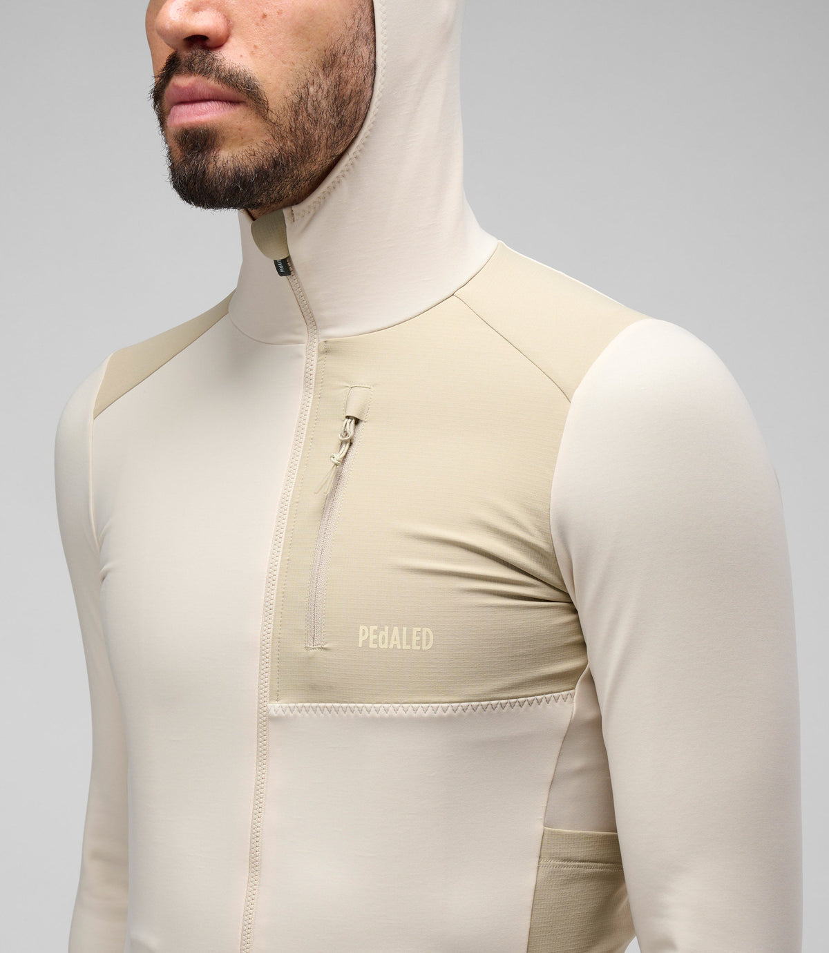 PEDALED ODYSSEY HOODED Maillot - BEIGE