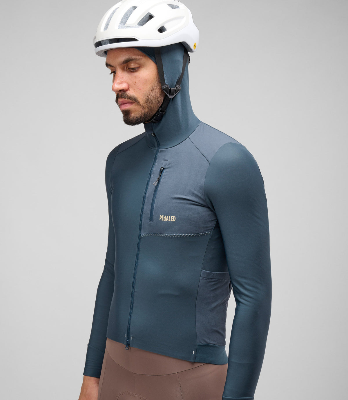 PEDALED ODYSSEY HOODED Cykeltrøje - NAVY
