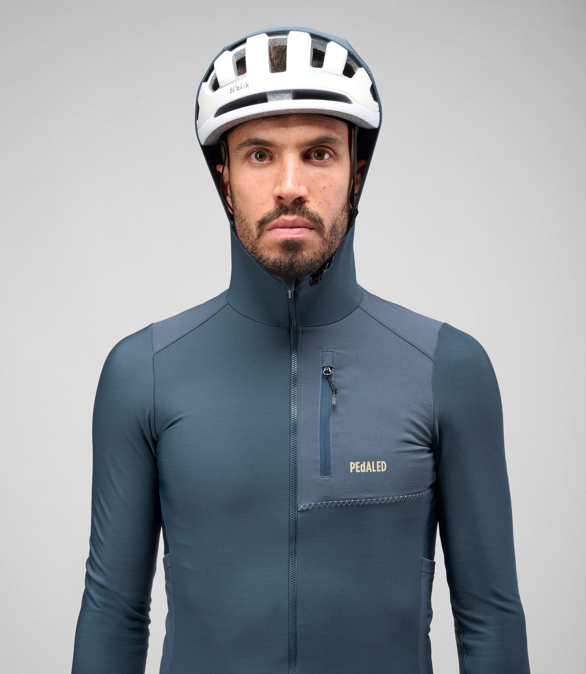 PEDALED ODYSSEY HOODED Cykeltrøje - NAVY