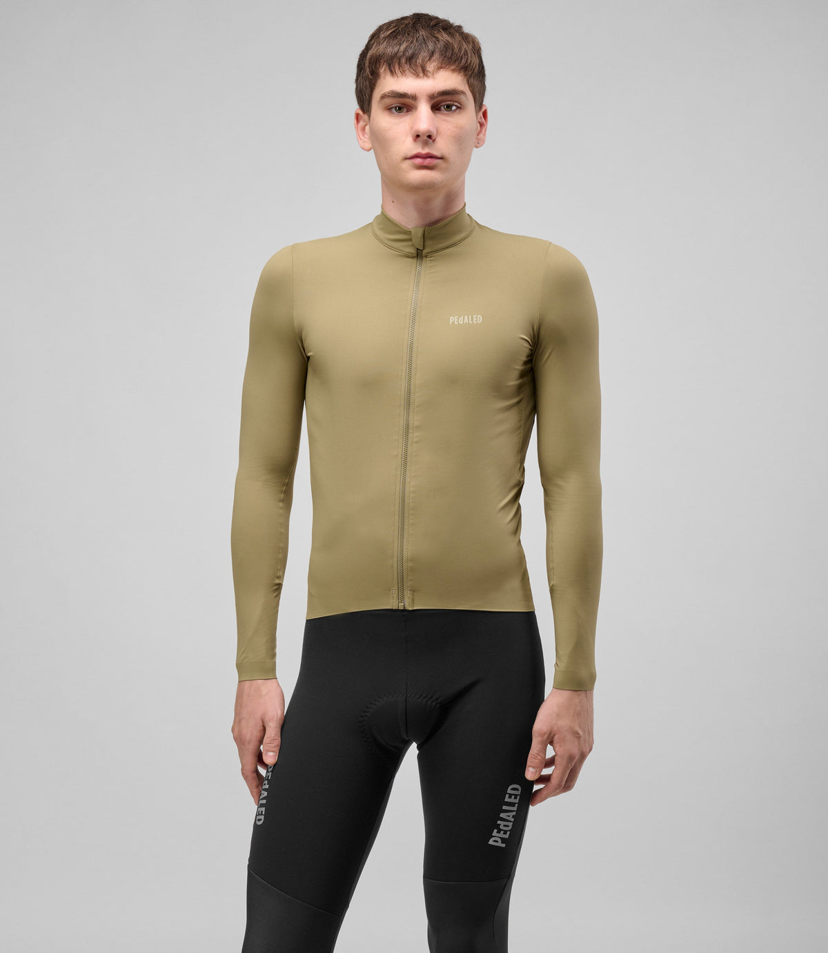 PEDALED ELEMENT Maillot manches longues - DRIED HERB