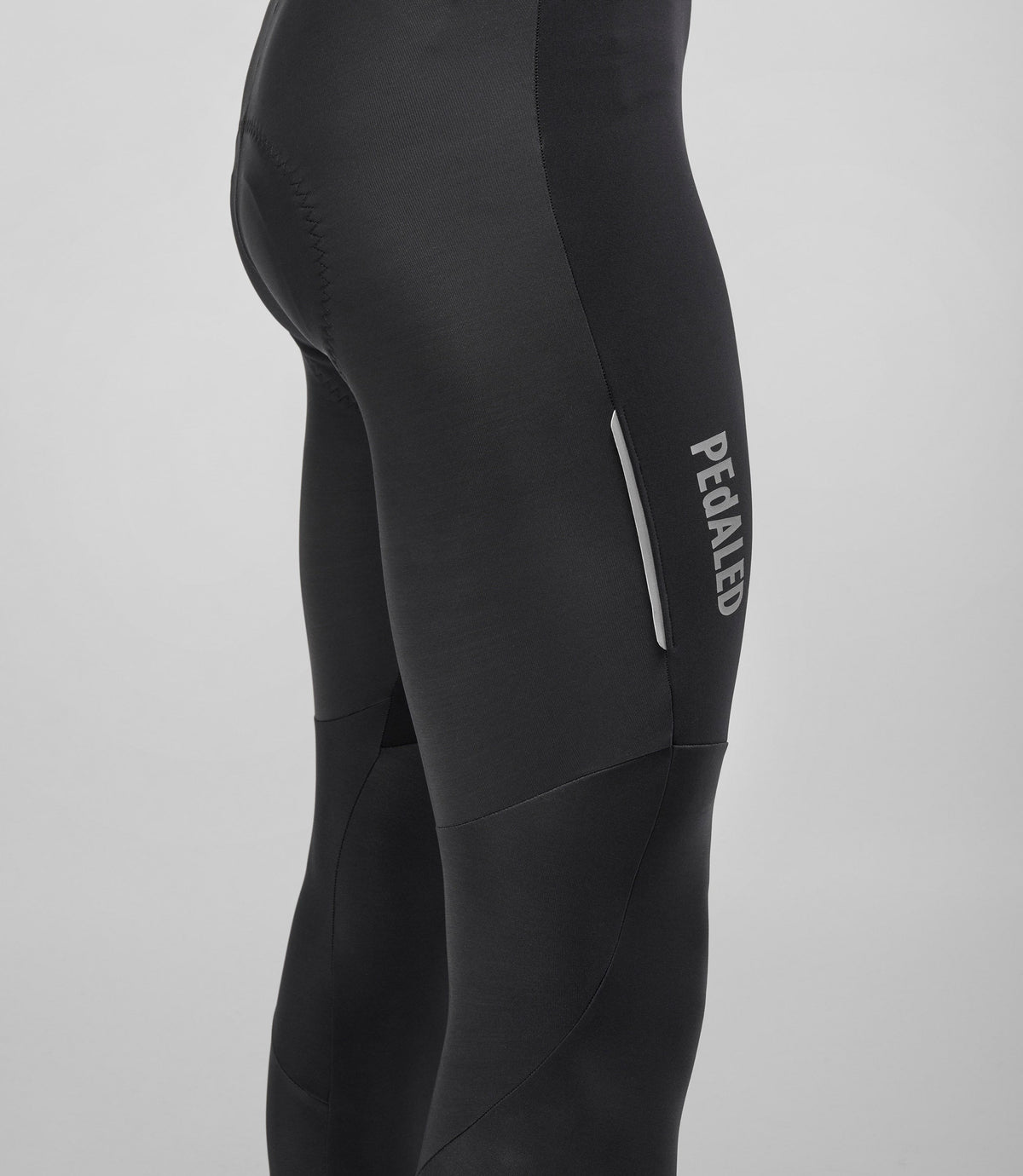 PEDALED ELEMENT THERMAL PLUS Culotte llarg amb tirants - Negre