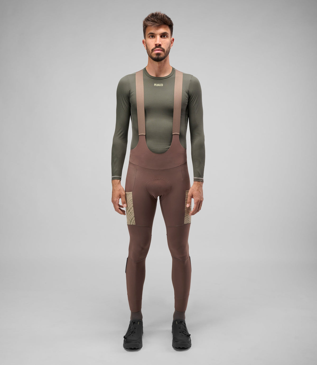 PEDALED ODYSSEY BIB-TIGHTS - VALNÖT