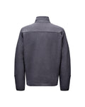 PAS NORMAL STUDIOS Off Race Boiled Wool Half Zip - Steel