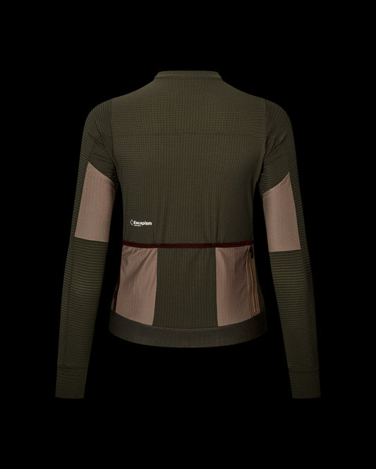 PAS NORMAL STUDIOS Women Escapism Long Sleeve Jersey - Dark Olive