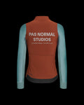 PAS NORMAL STUDIOS Women Mechanism Thermal Long Sleeve Jersey - Mahogany / Dusty Teal