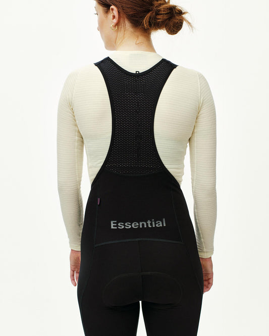 PAS NORMAL STUDIOS Essential Thermal Women Long Bibs - Black