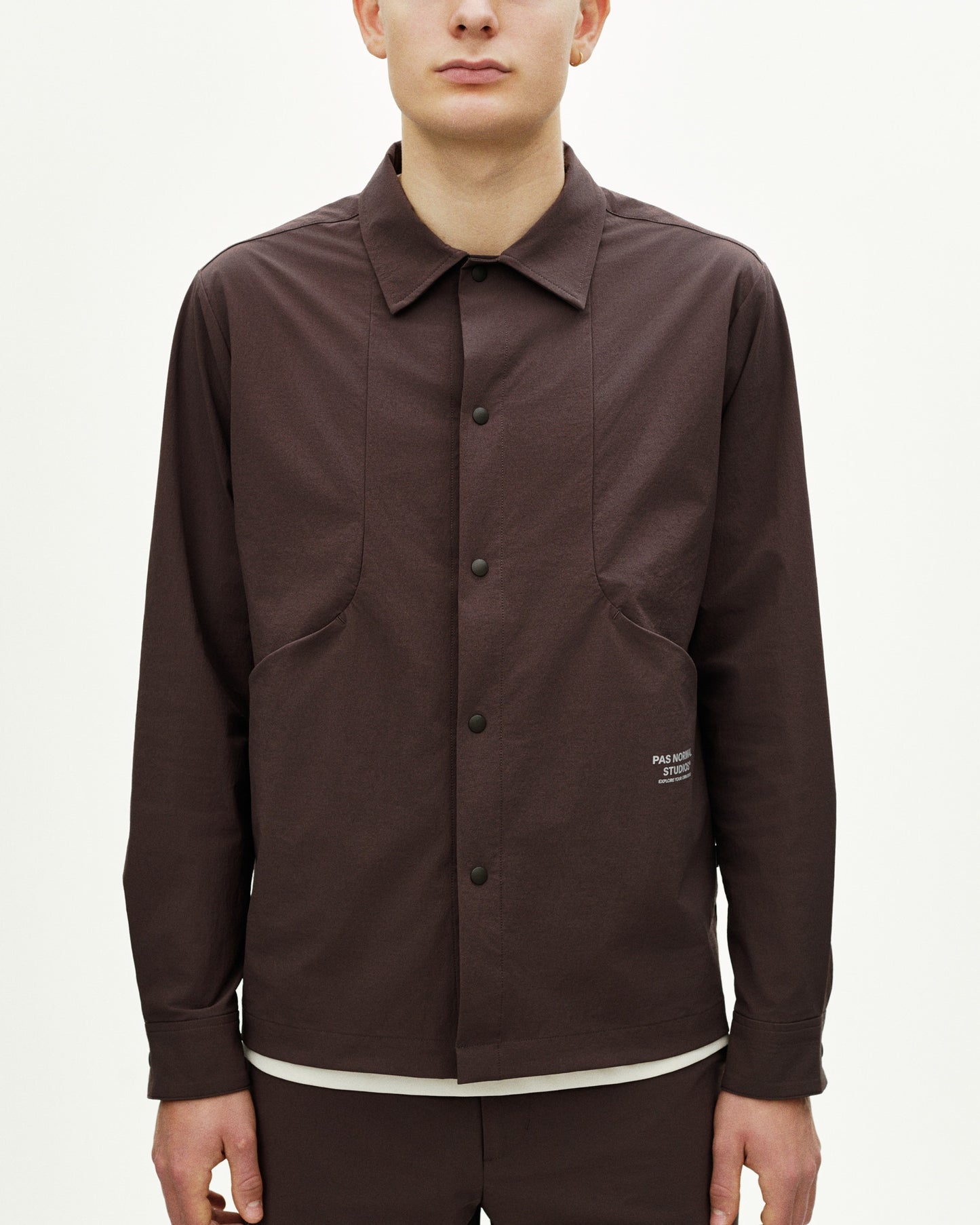 PAS NORMAL STUDIOS Off Race Tech Overshirt - Dark Purple
