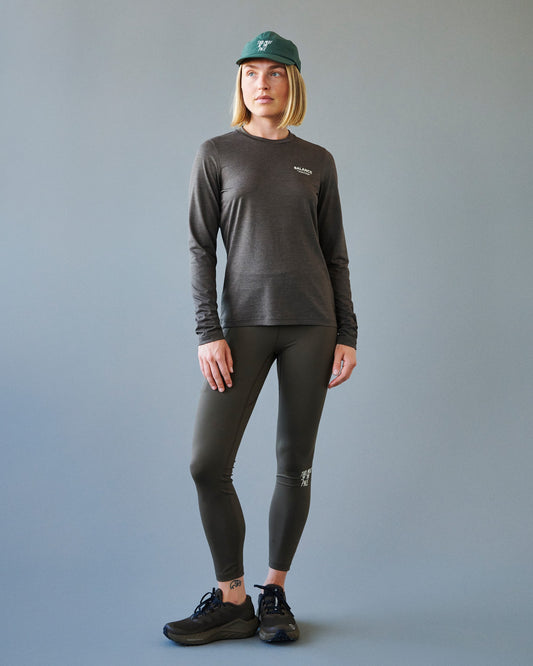 PAS NORMAL STUDIOS Women Balance Long Tights - Dusty Brown