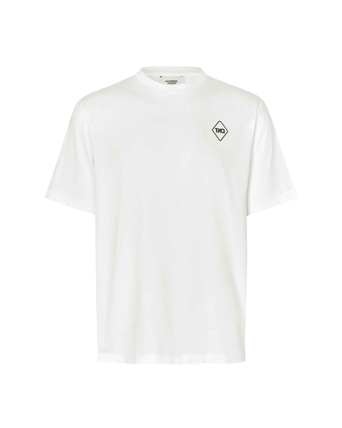 PAS NORMAL STUDIOS T.K.O. Off Race Graphic TShirt - White