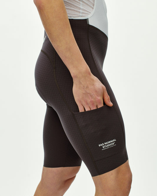 PAS NORMAL STUDIOS Men Essential Light Cargo Bibs - Dark Purple
