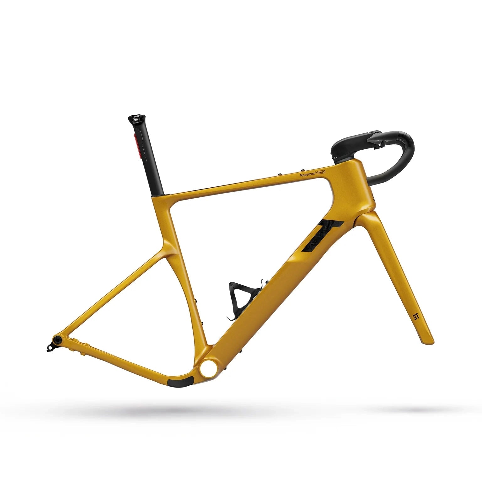 3T Racemax 2 Italia Gravel Frameset includes seatpost + cockpit - Ambra