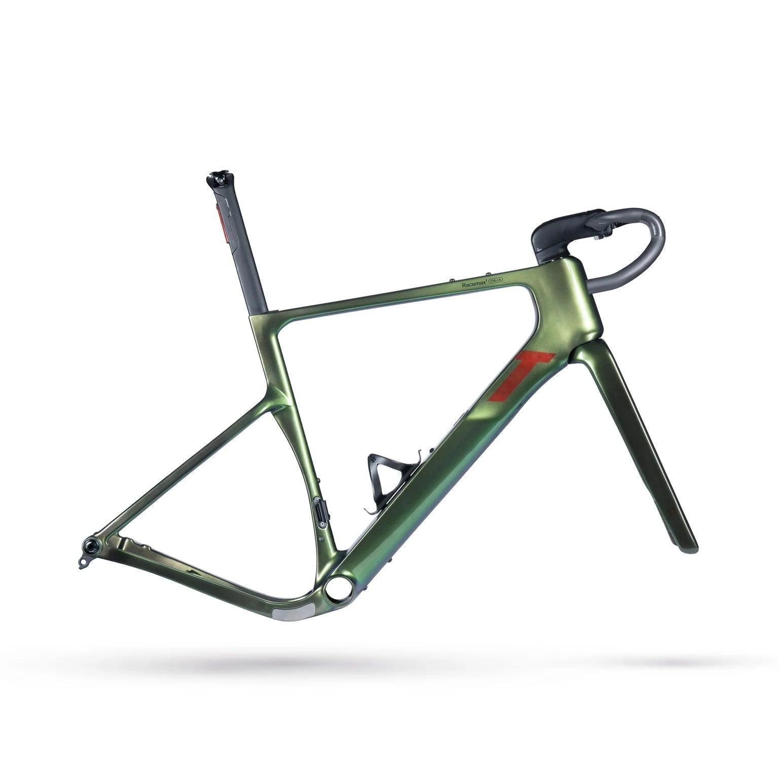 3T Racemax 2 Italia Gravel Frameset includes seatpost + cockpit - Smeraldo