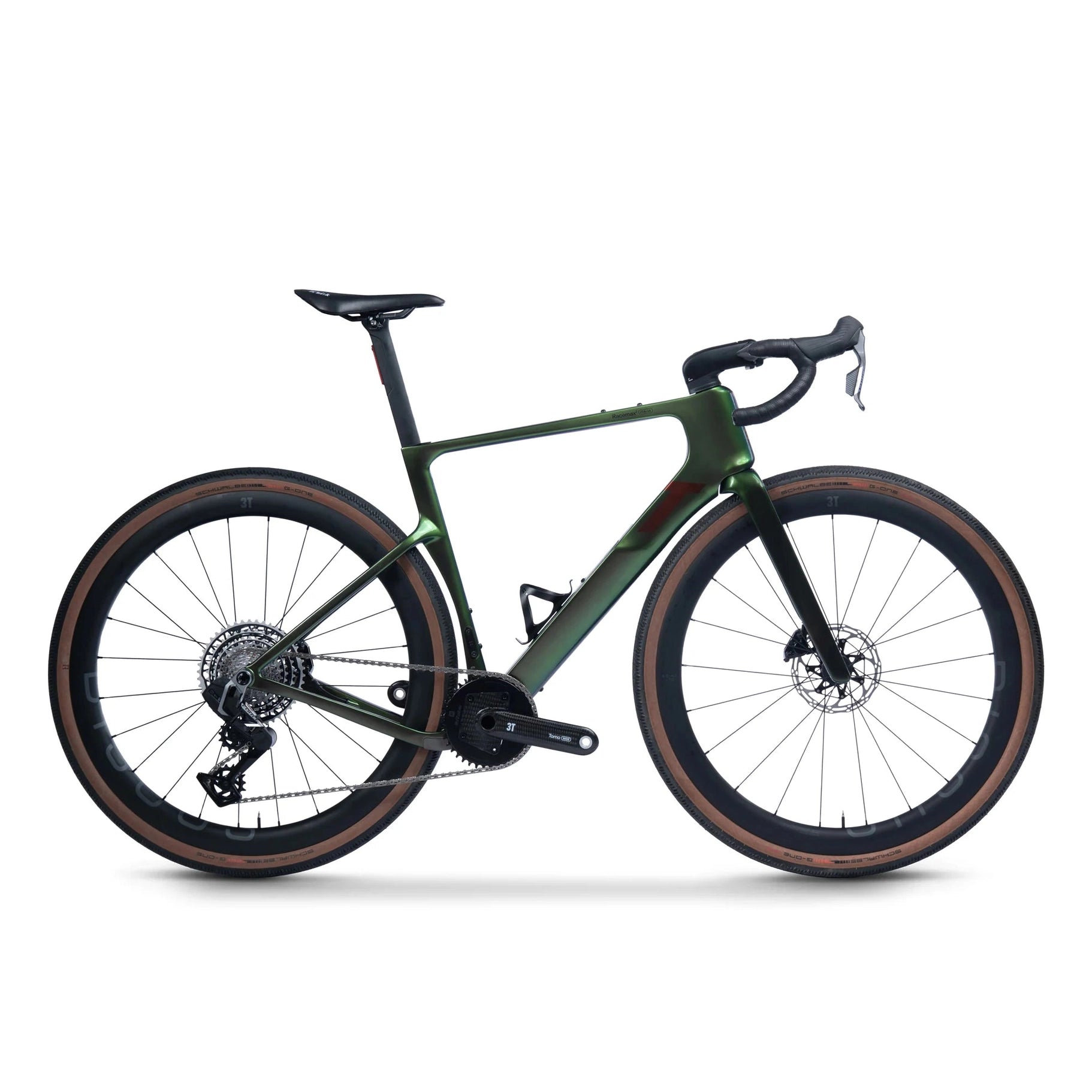 3T Racemax 2 Italia Sram Force 3T Discus 45|40 LTD Gravel Bike - Smeraldo