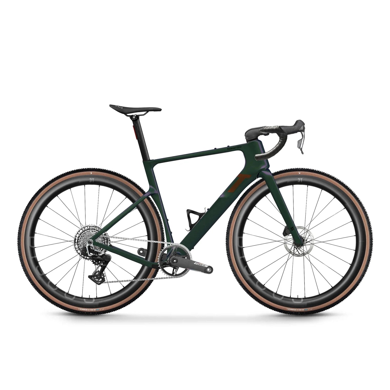 3T Racemax 2 Italia Sram Force 3T Discus 45|40 LTD Gravel Bike - Smeraldo