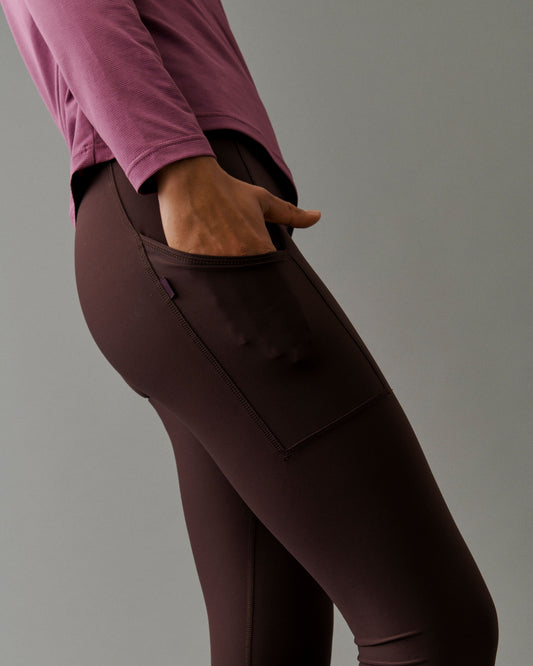 PAS NORMAL STUDIOS  Balance Long Lange fietsbroek - Dark Red