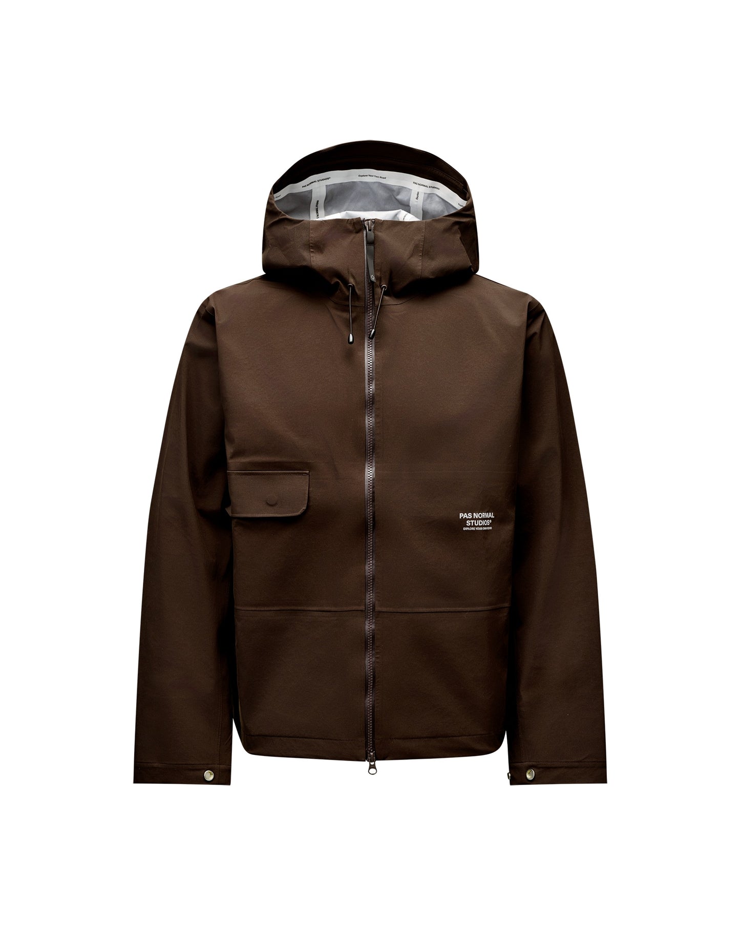 PAS NORMAL STUDIOS Off Race 3L Shell Chaqueta - Dark Coffee