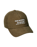 PAS NORMAL STUDIOS OFF-RACE TECH CORDUROY Casquette - DEEP OLIVE