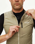 PAS NORMAL STUDIOS Essential Insulated Chaleco de ciclismo - Grey Sage