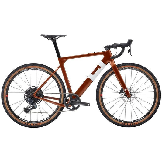 Gravel Bike 3t Exploro Team Force Eagle AXS - Brown - White Default Velodrom Barcelona 