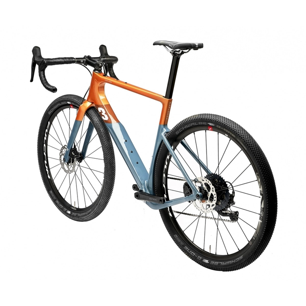 3T Exploro Max Complete Bike Gravel Shimano GRX 1X - Orange Blue archived-Complete Gravel Bikes-