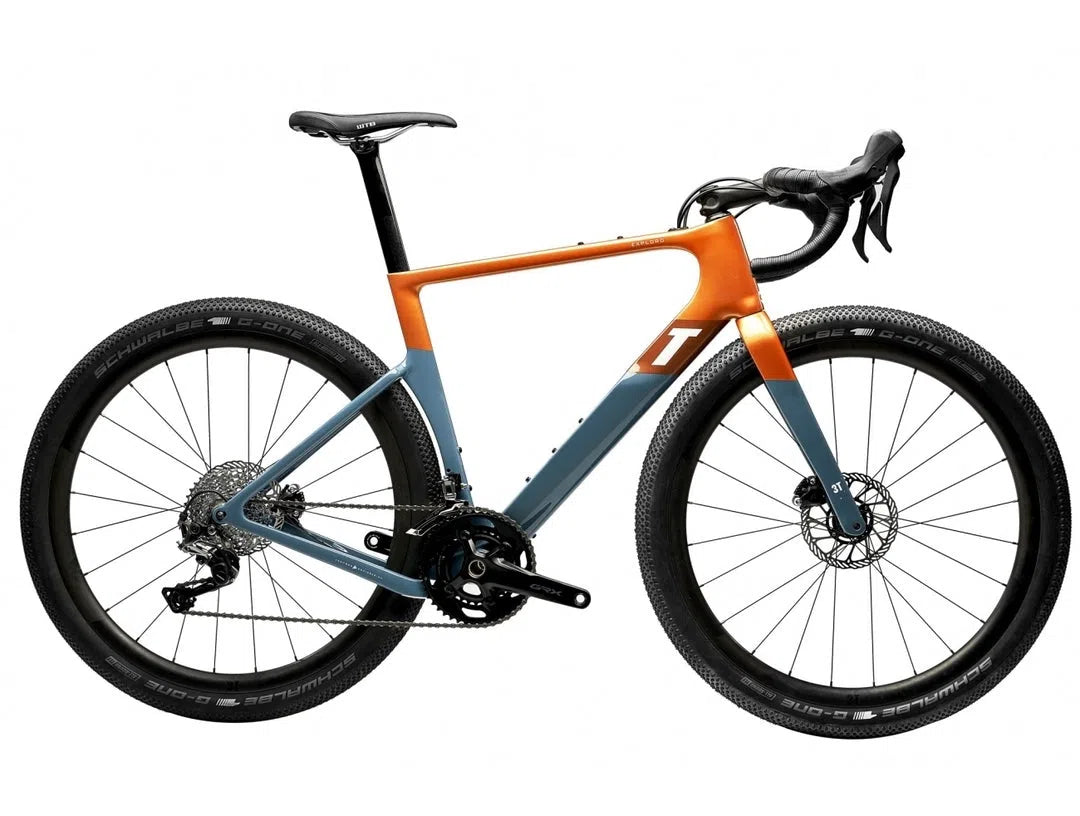 3T Exploro Race Max Complete Bike Gravel Shimano GRX 2X - Orange Blue-Complete Gravel Bikes-